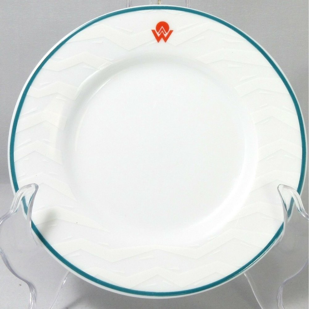 Vtg America West Airlines 5.5" Plate Saucer Exclusively by Wessco International